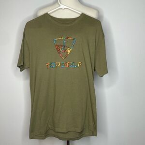 TopGolf- Green T-Shirt with Multicolor Logo